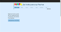 Desktop Screenshot of fiestasinflables.com
