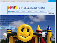 Tablet Screenshot of fiestasinflables.com